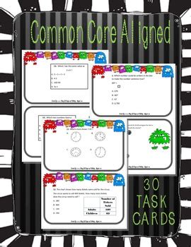 Rd Grade Math Review Task Cards By Classy Gal Designs And Publishing