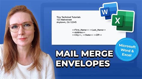 Use Mail Merge To Create Envelopes In Microsoft Word Using List From