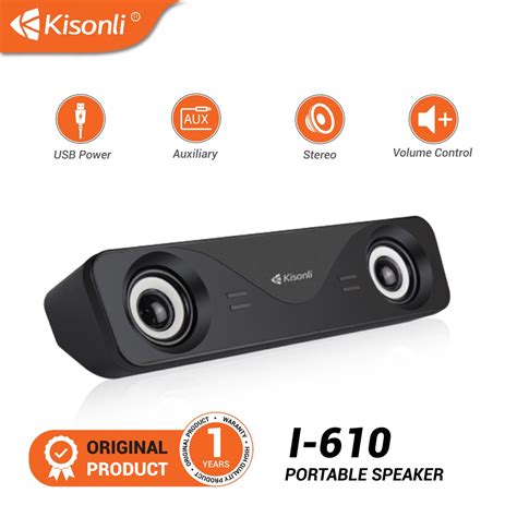 Jual Kisonli Speaker Laptop Komputer Soundbar I 610 Shopee Indonesia