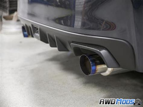 Subaru Wrx Sti N Dual Titanium Tip Cat Back Exhaust Made By Invidia