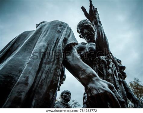 Burghers Calais Sculpture By Auguste Rodin Foto Stock