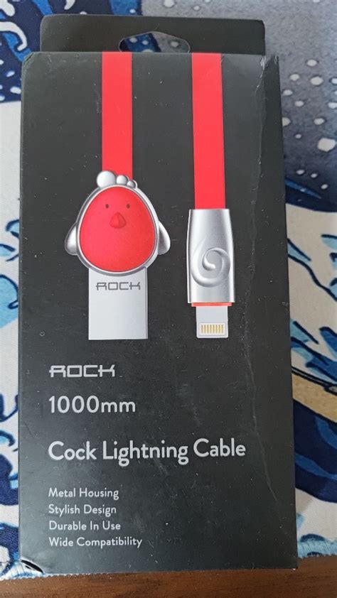 Przewód kabel Lightning USB Rock kurczak cock Warszawa Kup teraz na