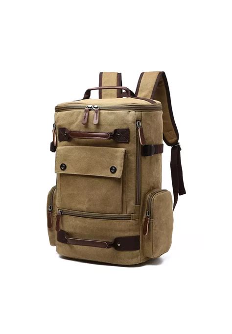 Jual Hamlin Dermash Tas Ransel Canvas Backpack School Travel Bag Laptop