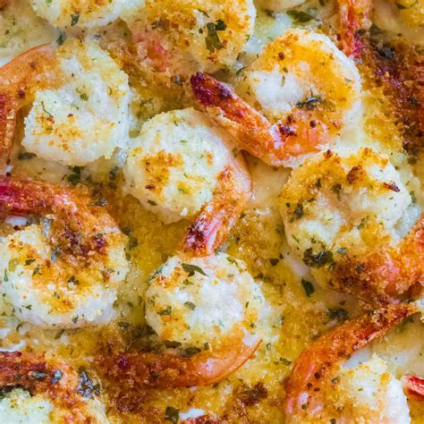 Crunchy Baked Shrimp In Garlic Butter Sauce Prawns Off