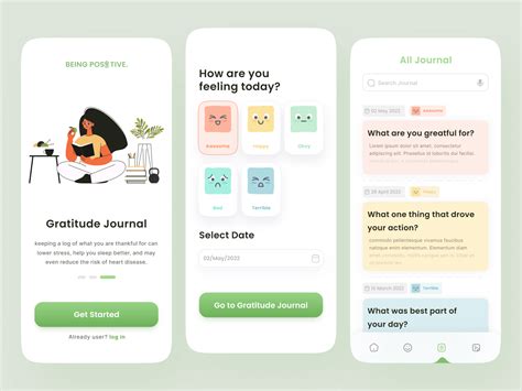 positive mindfulness app  akib tanjil  dribbble