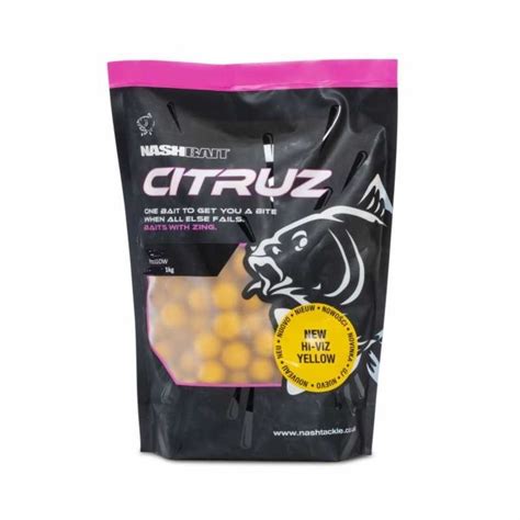 Nash Citruz Boilies Yellow 1kg Angelshop Carp Point Alles für das