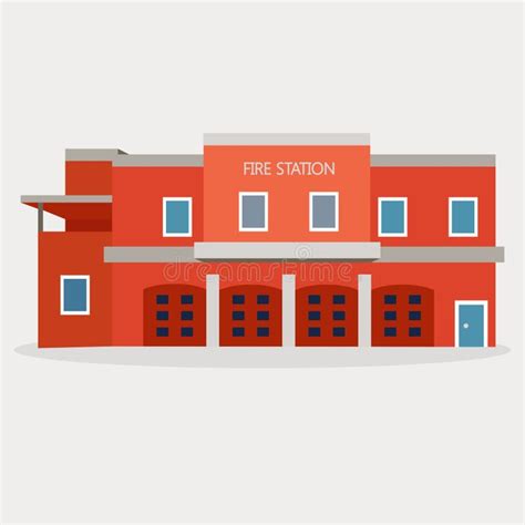 Fire Station Drawing Stock Illustrations – 594 Fire Station Drawing ...