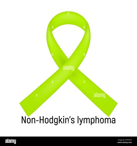 Cancer Ribbon Non Hodgkins Lymphoma Vector Illustration Stock Vector