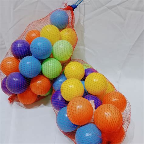 jual bola plastik bola kecil mandi bola warna warni isi  shopee