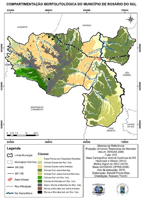 Sinageo Mapeamento E Caracteriza O Das Unidades Morfolitol Gicas