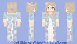 Victorian Floral Dress Minecraft Skin