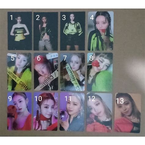 Jual PHOTOCARD OFFICIAL ITZY GUESS WHO LIA RYUNJIN YEJI YUNA HC GREEN