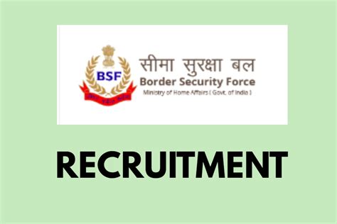 Bsf Paramedical Recruitment 2024 Latest Group Bandc Notification Age