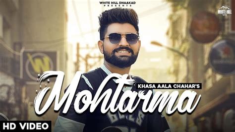 Mohtarma Lyrics Khasa Aala Chahar Lyricsgoal