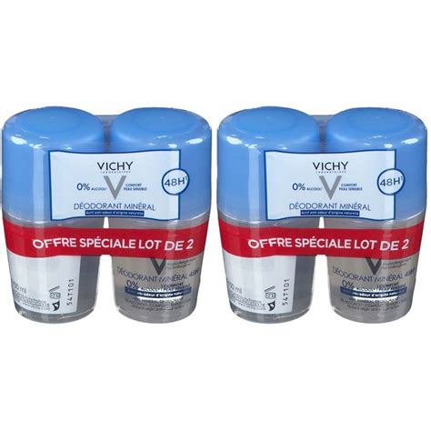 Vichy D Odorant Min Ral Sans Sels D Aluminium Roll On X X Ml