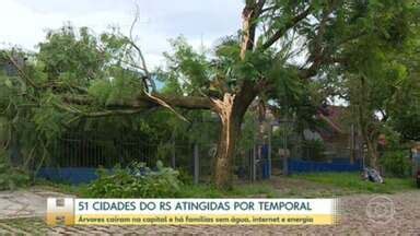 Jornal Hoje Cidades Do Rs Foram Atingidas Por Temporal Globoplay