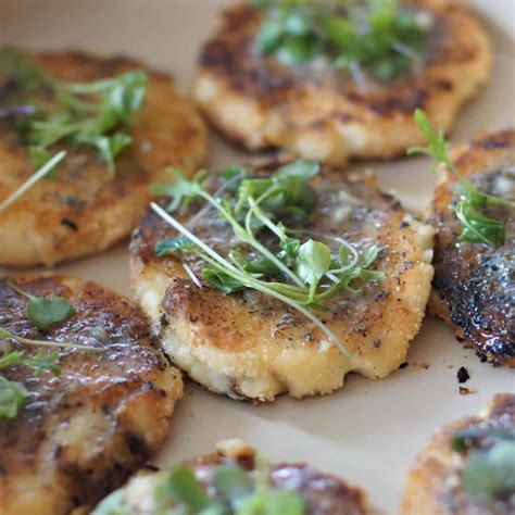 Fried Mashed Potato Cakes With Herbes De Provence Butter Carne Diem