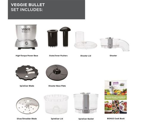 Buy Nutribullet Veggie Bullet Food Processor Silver Free Delivery