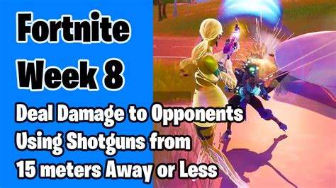 Deal Damage To Opponents Using Shotguns From 15 Meters Away Or Less In