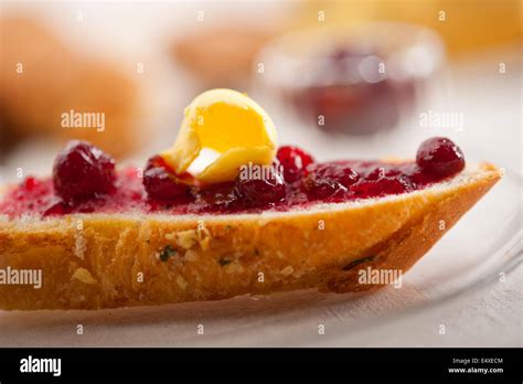 bread butter and jam Stock Photo - Alamy