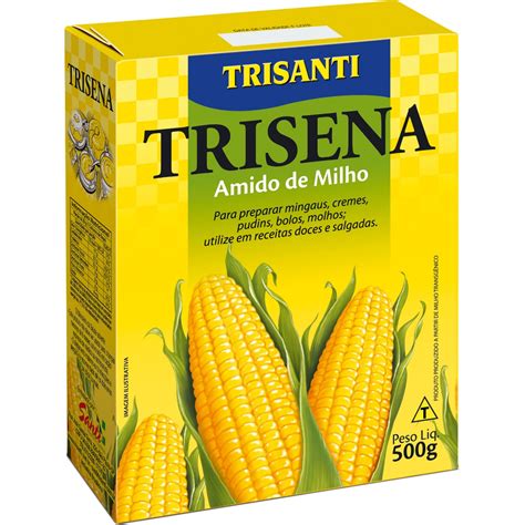 AMIDO DE MILHO TRISENA SEM GLÚTEN 500G Fitoflora Produtos Naturais