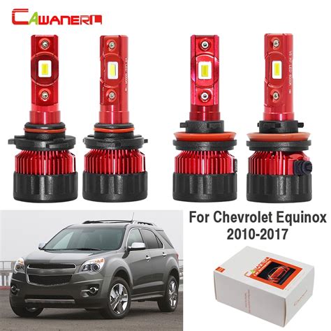 Cawanerl For Chevrolet Equinox Car Led Bulb Headlight High