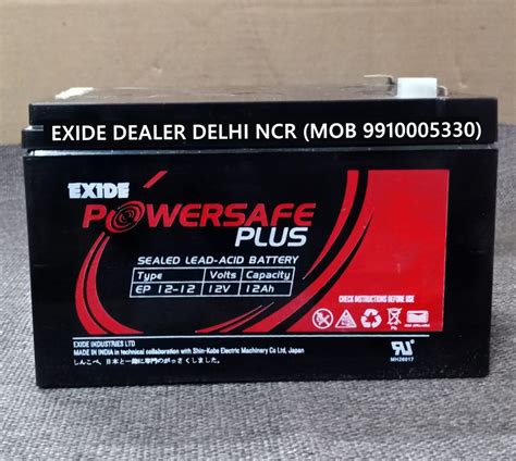 Ep V Ah Exide Powersafe Plus Lift Battery For Office Building Rs