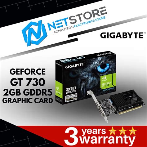 Gigabyte Geforce Gt 730 2gb Gddr5 Graphic Card Gv N730d5 2gl Shopee Philippines