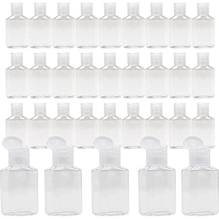 Amazon Foochy 60 Pack Clear Hand Sanitizer Bottles Empty Plastic