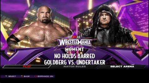 Wwe 2k14 Defeat The Streak 04 Goldberg Vs Undertaker Wrestlemania Xxx Youtube