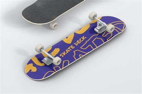 27 Best Skateboard Mockup PSD Templates Mockup Den