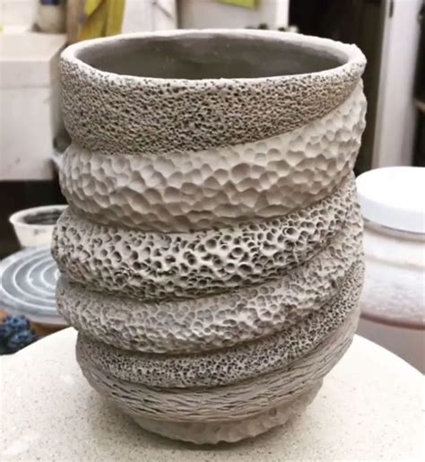 pin  cigdem pacal   collection ceramic texture handmade clay