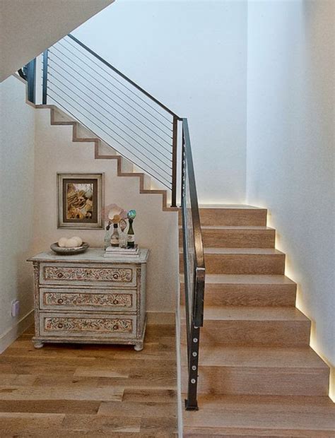 cool indoor stair lighting ideas led stair lights