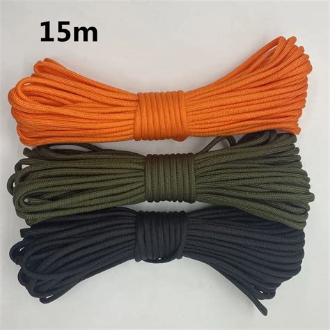 5 15 30m Meters Paracord For Survival Dia 4mm 7 Stand Cores Parachute