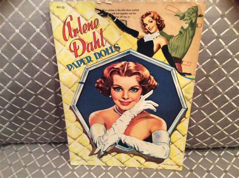 Vintage Original 1953 Arlene Dahl Paper Dolls Uncut Unused Saalfield