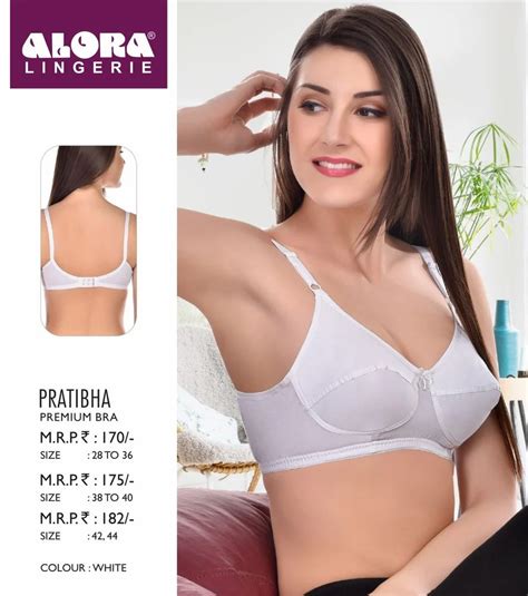 Beginners Pratibha Lycra Cotton Bra Size 42 Plain At Rs 170 Piece In