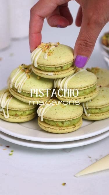 Pistachio Macarons Step By Step Recipe W Video Recipe Macarons