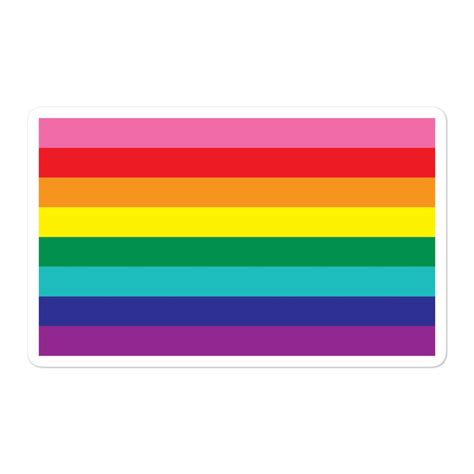 1978 Gay Pride Flag Rainbow Vinyl Sticker Gay Pride T Etsy