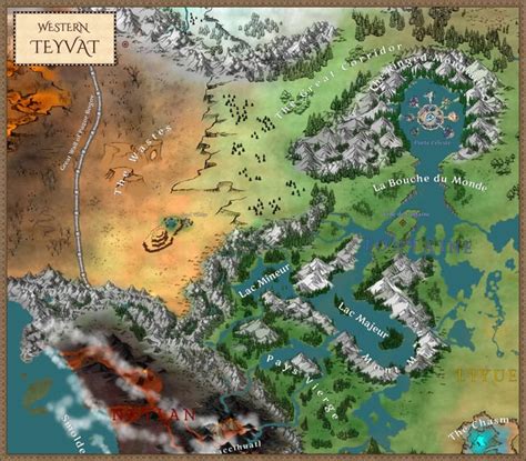 Part 3 Of My Unfinished Speculative Map Western Teyvat R Genshin Lore