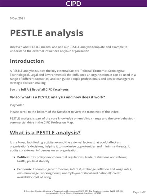 Pestle-Analysis 20230127T083717 | PDF