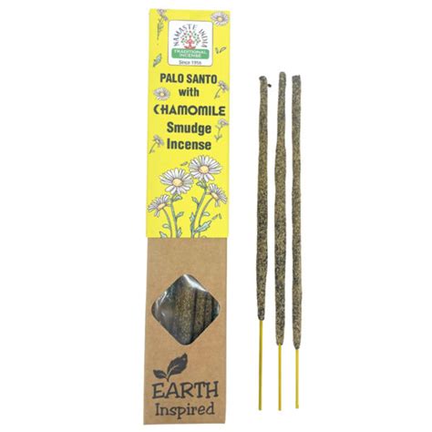 Incensos Naturais Namaste India Palo Santo Camomila Valentina