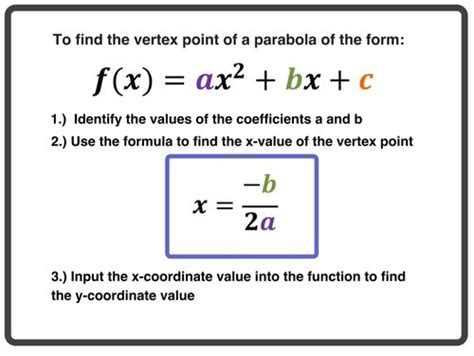 How to Find the Vertex of a Parabola in 3 Easy Steps — Mashup Math