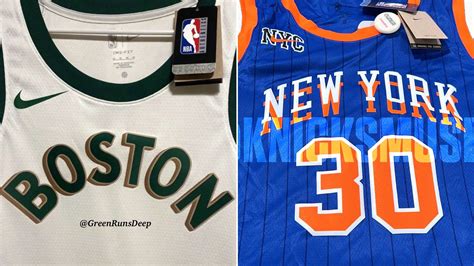 Nike Boston Celtics New York Knicks City Edition Jerseys Leaked