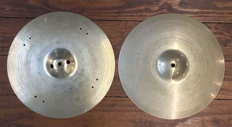 USED Sabian AA 14 Rock Hi Hat Cymbals Pair Reverb