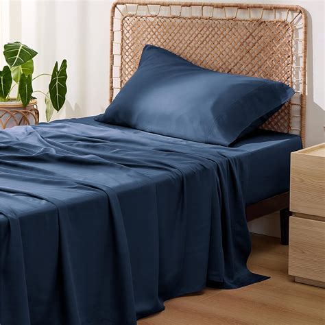 Bedsure Twin Sheets Set Cooling Sheets Twin Size Bed Set