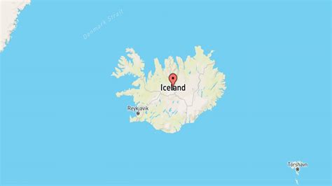 mappa islanda europa occidentale interattiva  cartina geografica