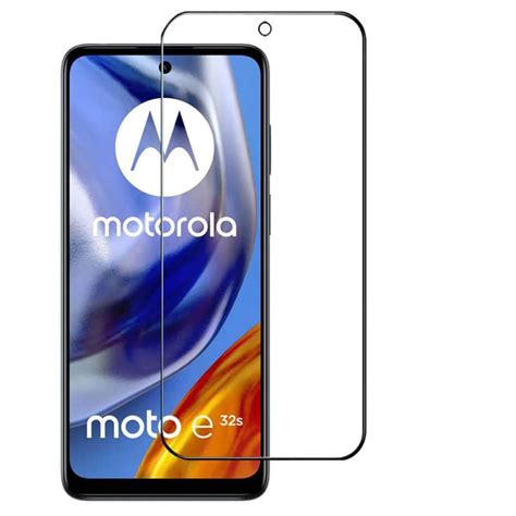 Kjøp 5D Herdet glass skjermbeskytter Motorola Moto E32s