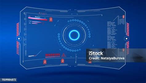 Realitas Virtual Desain Tampilan Headup Vr Futuristik Tampilan Hud