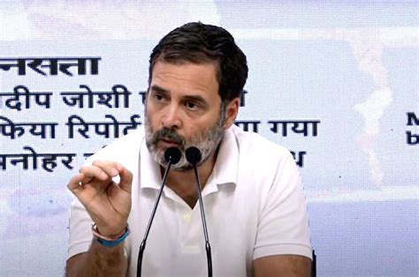 Congress Leader Rahul Gandhi Addresses A Press Conference