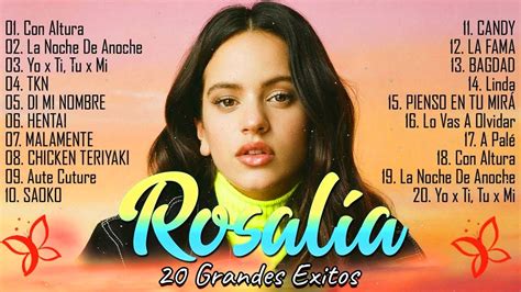 RosalÍa Mix Exitos 2023 Las Mejores Canciones De Rosalia Mix Top